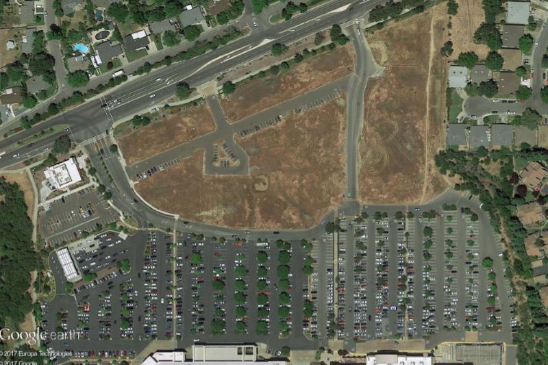 Stock Ranch Plaza, Google Earth