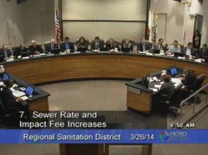 Sanitation Board voted Wednesday to unanimously to raise sewer rates on Sacramento-area residents.