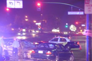 Crash in middle of intersection in Citrus Heights. Photo credit: Luke Otterstad