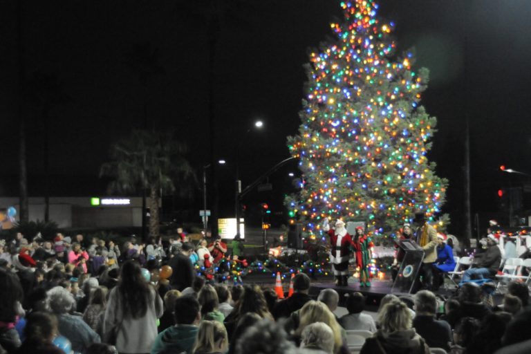 Christmas tree lighting in Citrus Heights. Photo by Luke Otterstad