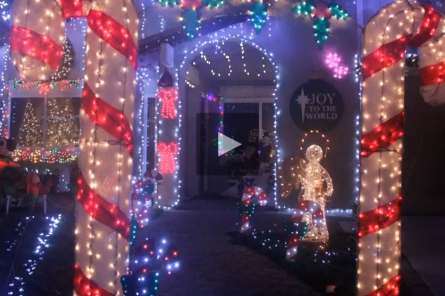 Christmas lights, orelle creek ct, citrus heights.
