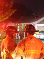 Attic fire, Citrus Heights. Photo by Luke Otterstad