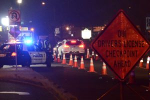 Citrus Heights police DUI checkpoint. Photo by Luke Otterstad