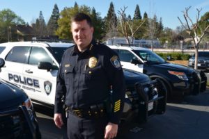 Citrus Heights Police Chief Chris Boyd, police interceptor SUV. Photo credit: Luke Otterstad