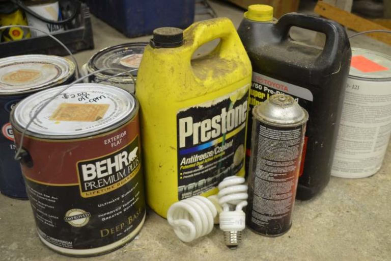 Household hazardous waste. Photo by Luke Otterstad