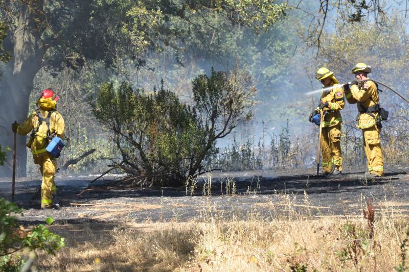 Citrus Heights, arcadia fire, golf course. Photo credit: Luke Otterstad