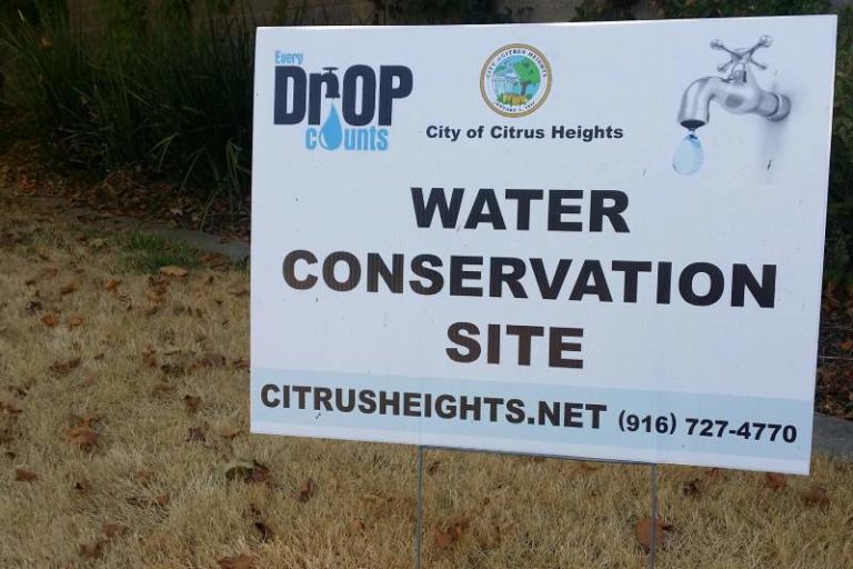 Citrus Heights water use, drought. Citrus Heights Sentinel