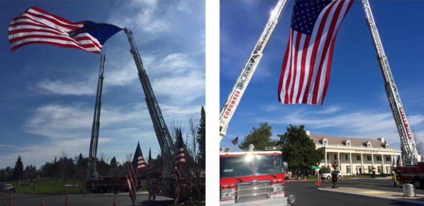Flag, metro fire