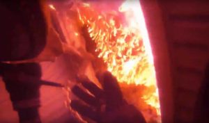 Apartment fire, metro fire