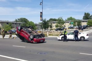 Sycamore Auburn Blvd accident, rollover