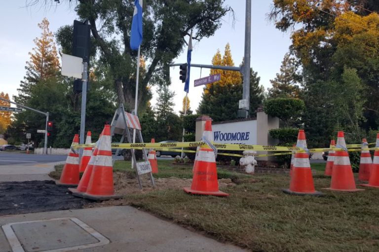 Water main break, Citrus Heights