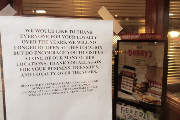 Denny's Citrus Heights closed