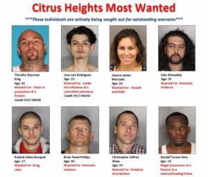 Citrus Heights Most Wanted