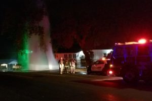 Sentinel, Citrus Heights, fire hydrant, break, water