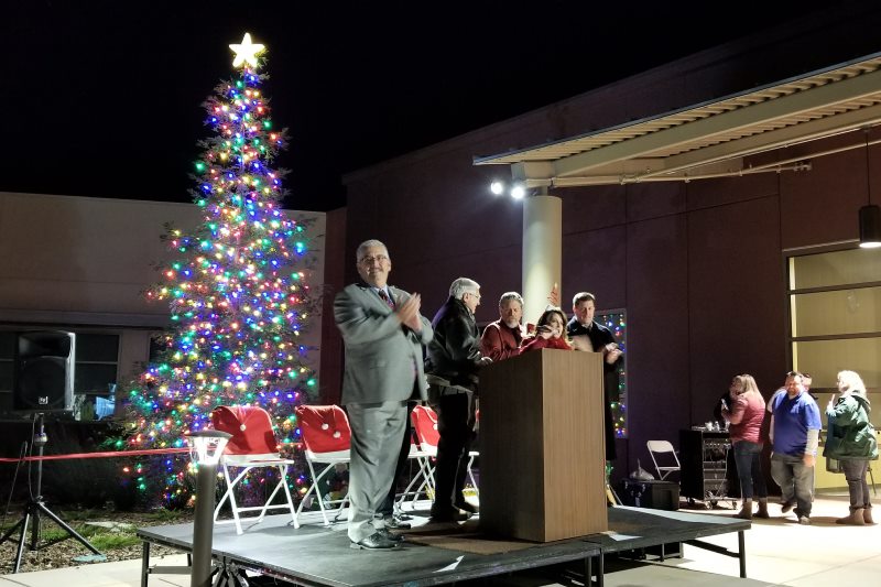 Christmas tree lighting