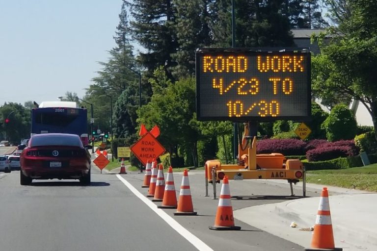 Citrus Heights, road work, sunrise blvd