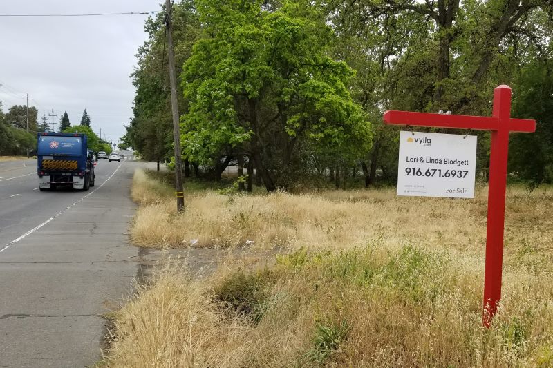 Citrus Heights, vacant lot