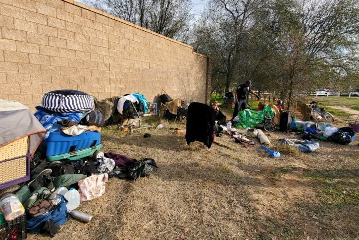 Homeless camp