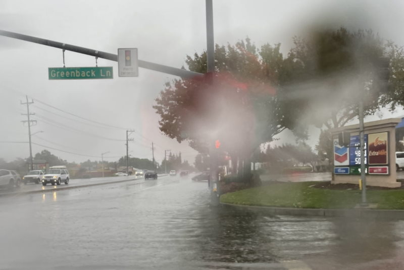 roadway flooded