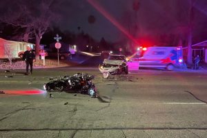 Motorcycle collision