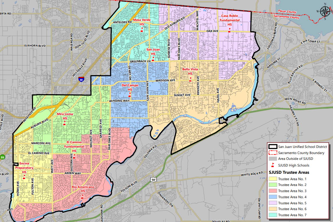 San Juan School District Map - Cindra Carmelina