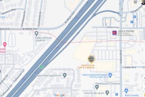 Map showing Valley Christian Academy