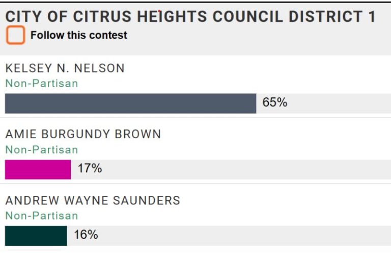 Citrus Heights City Council Results 2024