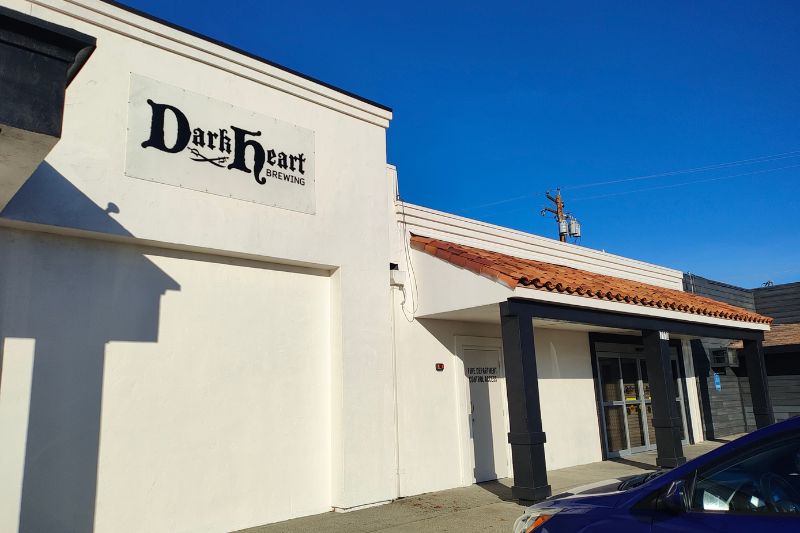 DarkHeart Brewing signage
