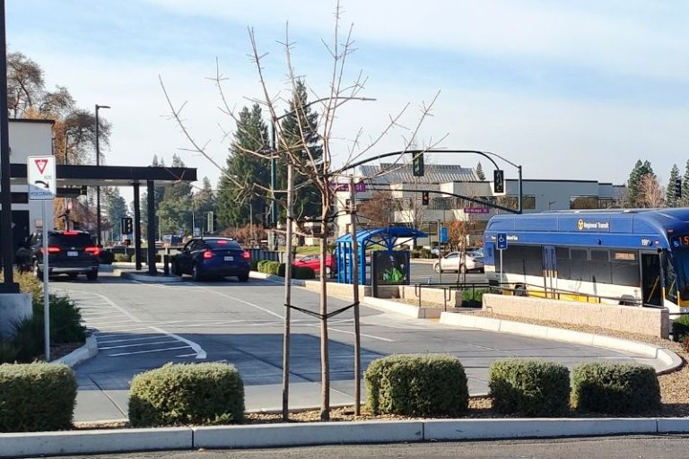 A photo of a local restaurant drive thru