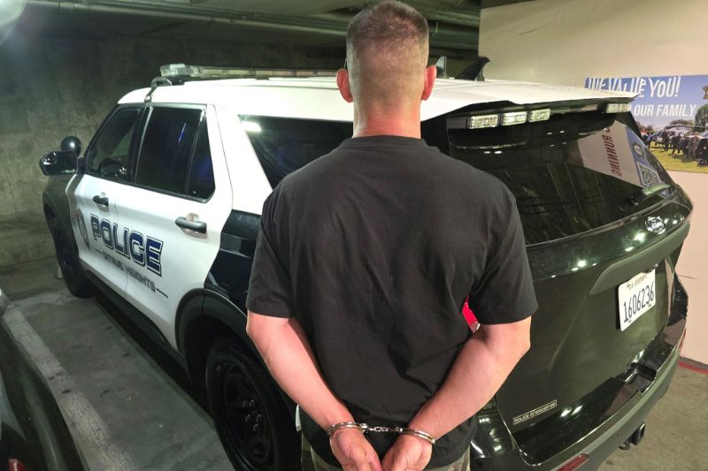Jason Hulsey was arrested by Citrus Heights Police Wednesday, May 21, 2025, on felony possession of fentanyl. 