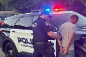 A suspect was arrested by CHPD June 10 for hit and run and DUI. // Courtesy of Citrus Heights Police Department