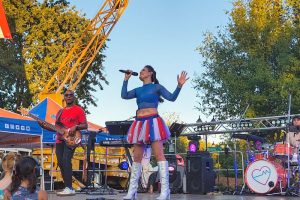 Mercy & the Heartbeats recently performed live at the annual Stars & Stripes patriotic celebration. // SB Williams
