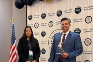 Crime and Investigative Analyst Dominic Cooper was recently named 2025 Analyst of the Year by the California Crime and Intelligence Analysts Association, // Citrus Heights Police Department