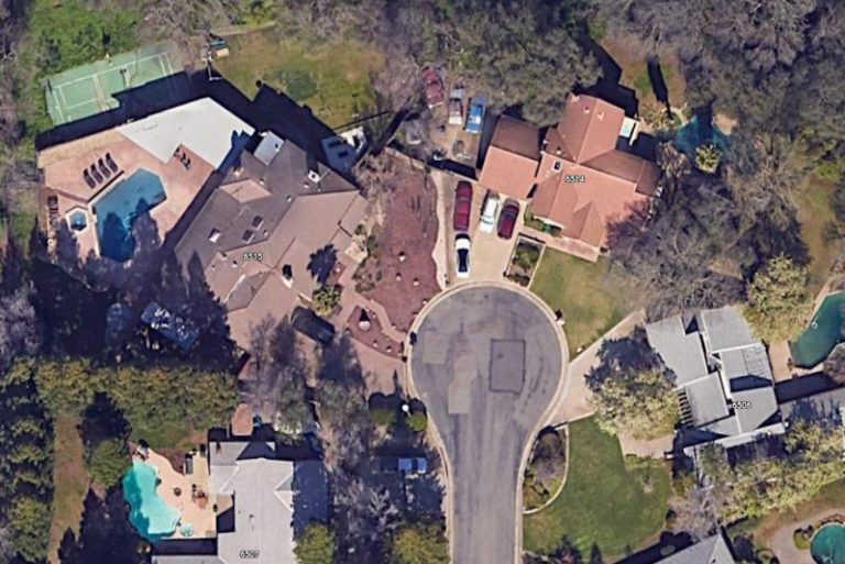 A 5-bedroom home in Citrus Heights recently sold for $1M // Google Maps aerial view