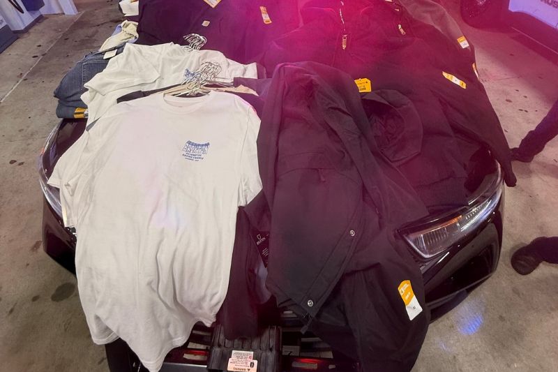 More than $2,000 in merchandise was stolen from and then recovered and returned to a local business Sunday. // Citrus Heights Police Dept. 