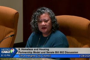 MariJane Lopez-Taff and the Citrus Heights City Council gathered to discuss SB 802 on Wednesday, Jan. 28, 2026.