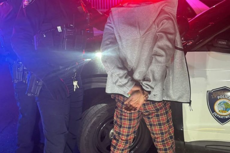 An 18 year old was a arrested on felony weapons charges over the weekend while in the midst of a vehicle burglary. Jan. 10, 2026. // Courtesy of Citrus Heights Police Dept.