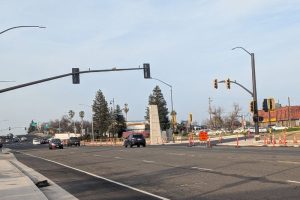 A new signal light has been constructed on Auburn Blvd. // SB Williams