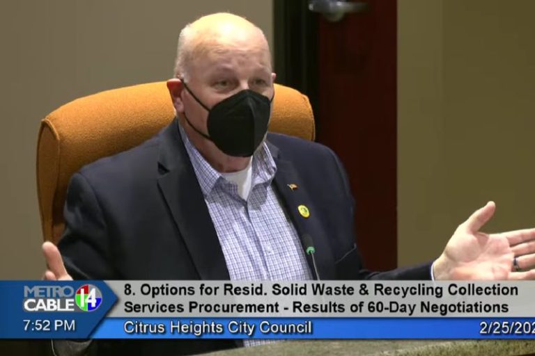 Councilmember Tim Schaefer called not issuing an RFP for a new waste management contract "unethical." Feb. 25, 2026. // SB Williams