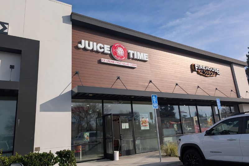 Juice Time is located at 7887 Madison Ave. in the Sunrise Village shopping center.