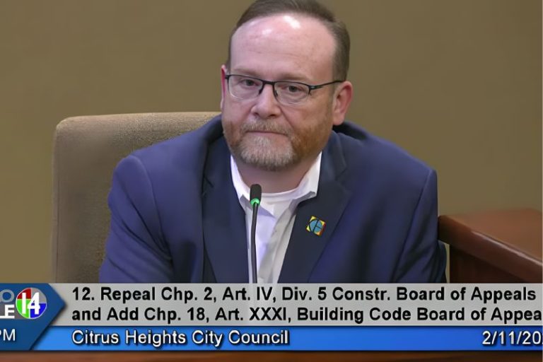 Citrus Heights Chief Building Official Joseph Cuffe, Feb. 12, 2026.