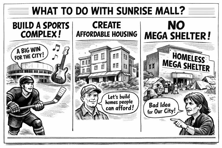 An AI generated cartoon in response to recently submitted Letters to the Editor.