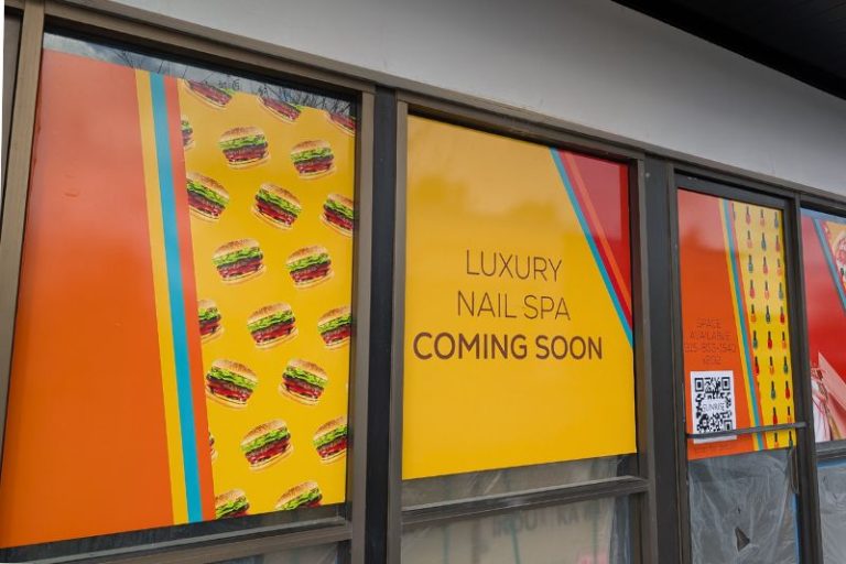 Luxury Nail Spa is coming to the Sunrise Village shopping center. // SB Williams