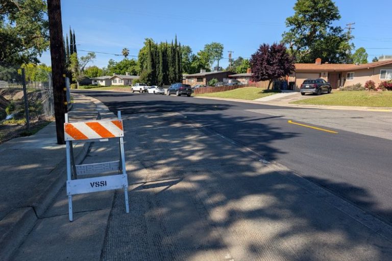Rollingwood Blvd. has been resurfaced from Antelope Rd. to Oak Berry Way