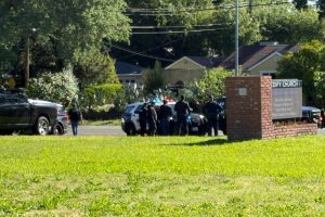 A heavy police presence on Mariposa Avenue could be seen Thursday morning, near Old Auburn Road. At least one person was observed with hands restrained behind their back. April 23, 2026. // CH Sentinel