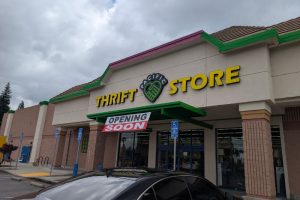 A new thrift store is taking the place of the former 99 Cents Only Store. // SB Williams