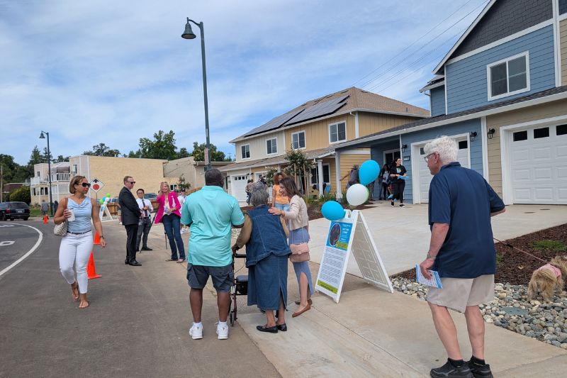 Eight families were able to enter their new homes for the first time after a home dedication ceremony held by Habitat for Humanity on Sayonara Drive, Saturday, June 6, 2026.