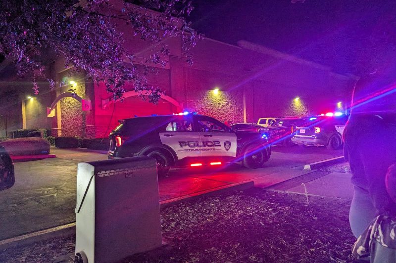 Citrus Heights Police responded to reports of possible gun shots during aerial fireworks display at the annual Stars and Stripes patriotic celebration, Saturday, June 27, 2026. // SB Williams.