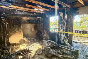 12 townhomes were significantly damaged in a second alarm fire Sunday morning, June 21, 2026. // Courtesy of Sacramento Metro Fire District.