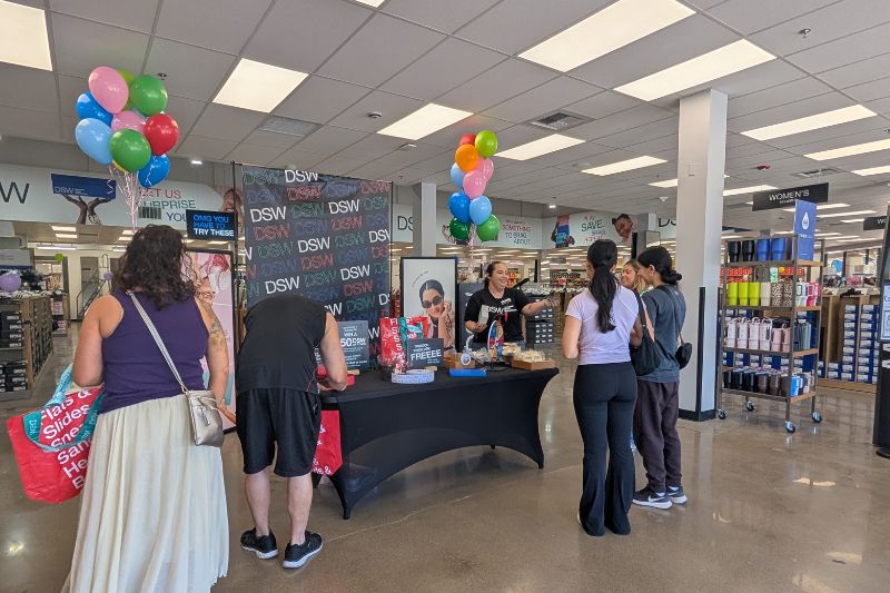 Designer Shoe Warehouse celebrated a grand opening in Citrus Heights on Saturday, June 27, 2026. // SB Williams
